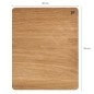 FISKARS Équipement de cuisine - Planche à découper 20x25 cm, chêne 1065711