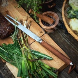 FISKARS Équipement de cuisine - Fourchette à barbecue, longueur 44 cm 1066427