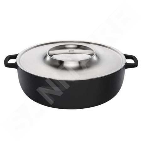 FISKARS Équipement de cuisine - Cocotte avec couvercle, diamètre 30 cm 1066430
