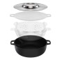 FISKARS Équipement de cuisine - Cocotte avec couvercle, diamètre 30 cm 1066430