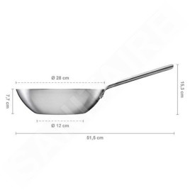 FISKARS Équipement de cuisine - Wok, diamètre 28 cm 1067630