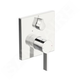 Hansa Loft - Mitigeur de baignoire encastré, avec inverseur pour 2 sorties, chrome 87603003