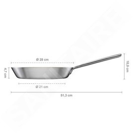 FISKARS Équipement de cuisine - Poêle, diamètre 28 cm 1067633