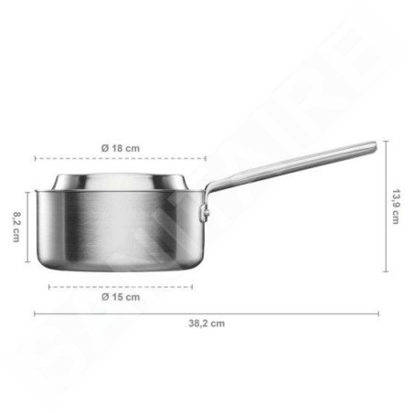 FISKARS Équipement de cuisine - Casserole avec couvercle, volume 1,8 l 1067637