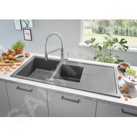 Grohe Get - Mitigeur d’évier avec douchette pour inversement, chrome 30361000