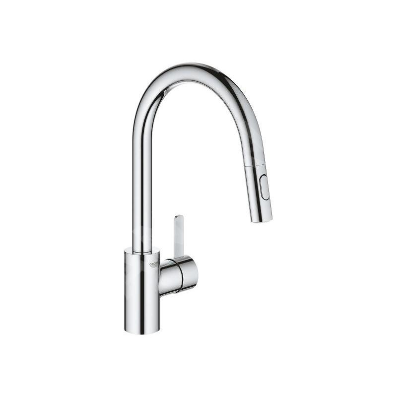 Grohe Eurosmart Cosmopolitan - Mitigeur d’évier avec douchette extractible, chrome 31481001 Grohe Eurosmart Cosmopolitan - Mitigeur d’évier avec douchette extractible, chrome 31481001