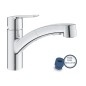 Grohe QuickFix Start - Mitigeur d'évier avec douchette extractible, chrome 30531001