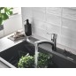 Grohe QuickFix Start - Mitigeur d'évier avec douchette extractible, chrome 30531001