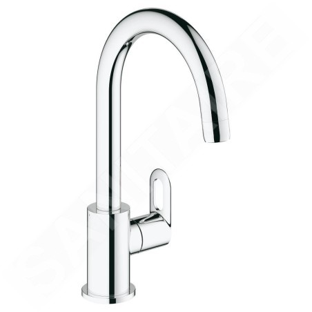 Grohe BauLoop - Robinet de cuisine pour eau froide ou préalablement mélangée, chrome 31222000