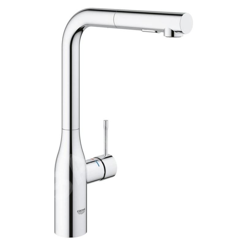 Grohe Essence - Mitigeur d’évier avec douchette extractible, chrome 30270000