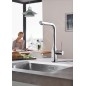 Grohe Essence - Mitigeur d’évier avec douchette extractible, chrome 30270000