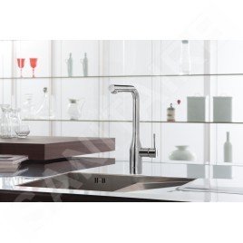 Grohe Essence - Mitigeur d’évier avec douchette extractible, chrome 30270000