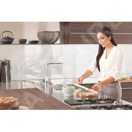Grohe Essence - Mitigeur d’évier avec douchette extractible, chrome 30270000
