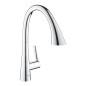 Grohe Zedra - Mitigeur d'évier avec douchette extractible, chrome 32294002 Grohe Zedra - Mitigeur d'évier avec douchette extractible, chrome 32294002