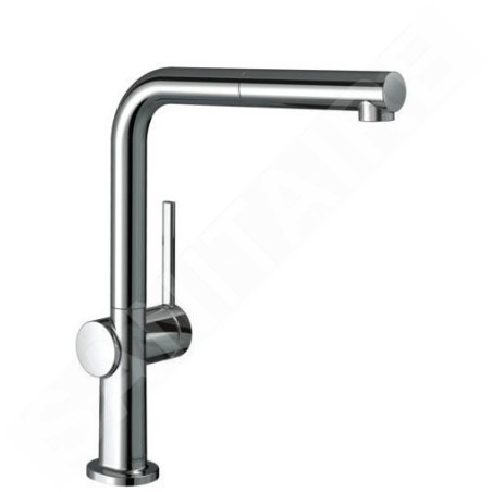Hansgrohe M54 - Mitigeur d'évier Talis avec bec extractible, chrome 72808000