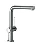 Hansgrohe M54 - Mitigeur d'évier Talis avec bec extractible, chrome 72808000 Hansgrohe M54 - Mitigeur d'évier Talis avec bec extractible, chrome 72808000