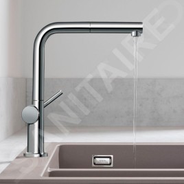 Hansgrohe M54 - Mitigeur d'évier Talis avec bec extractible, chrome 72808000