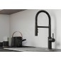 Blanco Catris S - Mitigeur d'évier avec bras flexible et douchette, noir mat 525793 Blanco Catris S - Mitigeur d'évier avec bras flexible et douchette, noir mat 525793