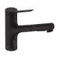 Hansgrohe Zesis M33 - Mitigeur d'évier 150, avec douchette extractible, noir mat 74800670