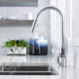 Hansgrohe Focus M41 - Mitigeur d’évier 240 avec douchette extractible, chrome 31815000