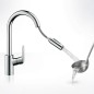 Hansgrohe Focus M41 - Mitigeur d’évier 240 avec douchette extractible, chrome 31815000 Hansgrohe Focus M41 - Mitigeur d’évier 240 avec douchette extractible, chrome 31815000