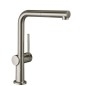Hansgrohe M54 - Mitigeur d'évier Talis avec bec extractible, simili inox 72808800