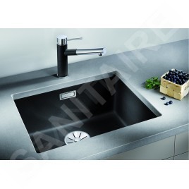 Blanco Subline 500 - Évier en silgranit, 530x460 mm, InFino, noir 525995