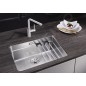 Blanco Lanora S - Mitigeur d’évier avec douchette extractible, inox brossé 523123 Blanco Lanora S - Mitigeur d’évier avec douchette extractible, inox brossé 523123