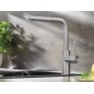 Blanco Lanora S - Mitigeur d’évier avec douchette extractible, inox brossé 523123 Blanco Lanora S - Mitigeur d’évier avec douchette extractible, inox brossé 523123