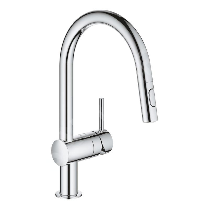 Grohe Minta - Mitigeur d’évier avec douchette extractible, chrome 32321002 Grohe Minta - Mitigeur d’évier avec douchette extractible, chrome 32321002