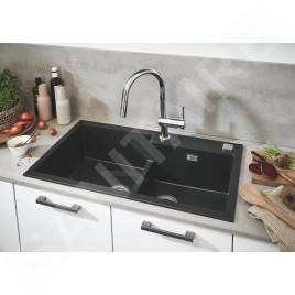 Grohe Minta - Mitigeur d’évier avec douchette extractible, chrome 32321002