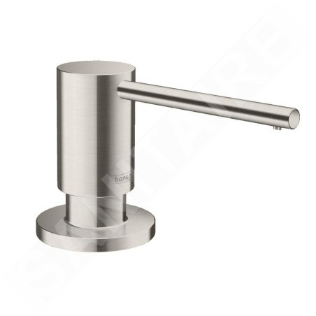Hansgrohe Accessoires - Distributeur de savon liquide A41, 500 ml, acier inox 40438800