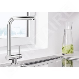 Blanco Laressa F - Robinetterie d’évier pour montage sous fenêtre, chrome 521545