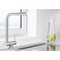 Blanco Laressa F - Robinetterie d’évier pour montage sous fenêtre, chrome 521545 Blanco Laressa F - Robinetterie d’évier pour montage sous fenêtre, chrome 521545