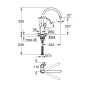Grohe Start Flow - Mitigeur d'évier, chrome 31555001