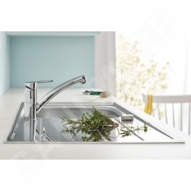 Grohe StartEco - Mitigeur d'évier, chrome 31685000