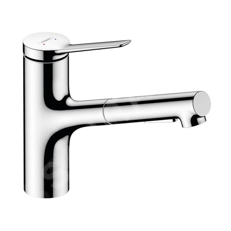 Hansgrohe Zesis M33 - Mitigeur d'évier 150, avec douchette extractible, chrome 74800000