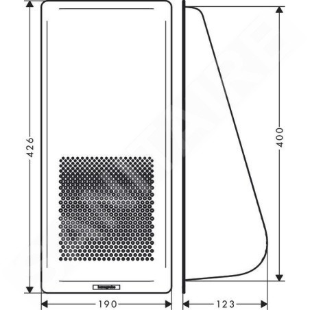 Hansgrohe Accessoires - Passoire multifonctionnel pour évier, noir mat 40963000