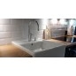 Blanco Panor 60 - Évier en céramique, 600x630 mm, 2 trous, blanc cristal 514501