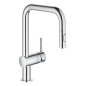 Grohe Minta - Mitigeur d’évier avec douchette extractible, chrome 32322002