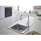 Grohe Minta - Mitigeur d’évier avec douchette extractible, chrome 32322002