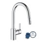 Grohe Feel - Mitigeur d'évier avec douchette extractible, chrome 31486001