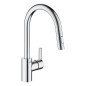 Grohe Feel - Mitigeur d'évier avec douchette extractible, chrome 31486001