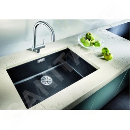Blanco Subline 700 - Évier en silgranit, 730x460 mm, noir 526001