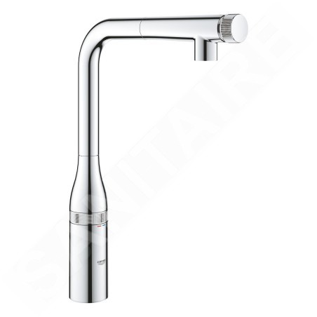 Grohe Essence SmartControl - Mitigeur d'évier avec douchette extractible, SmartControl, chrome 31615000