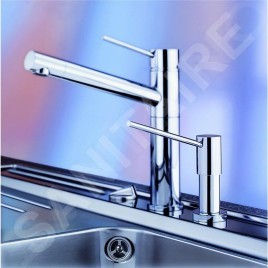 Blanco Accessoires - Distributeur de liquide-vaisselle Torre, inox brossé 521541