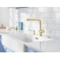Blanco Linus S - Mitigeur d'évier avec bec extractible, or satiné 526684