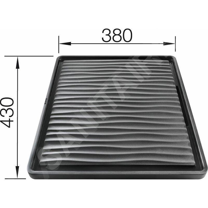 Blanco Accessoires - Égouttoir, noir 230734
