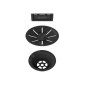 Blanco Accessoires - Garniture de vidage C-overflow, BlackEdition, noir mat 239975