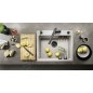 Blanco Accessoires - Garniture de vidage C-overflow, BlackEdition, noir mat 239975